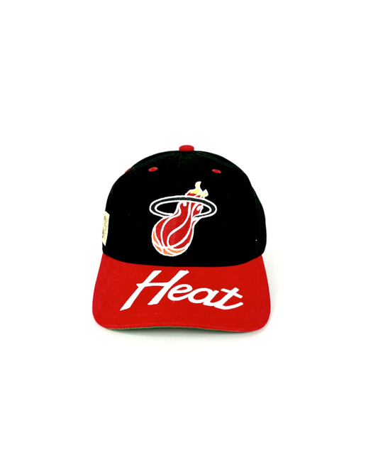 Miami Heat Double Up DS Snapback Hat by Mitchell & Ness