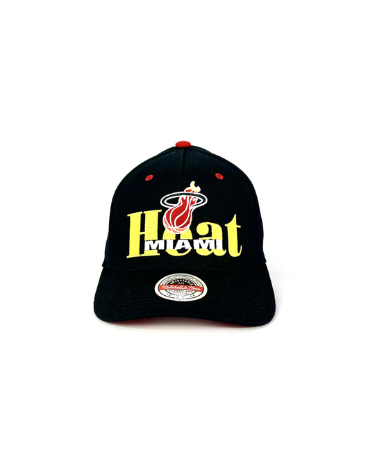 Miami Heat Team On Top Snapback Hat by Mitchell & Ness