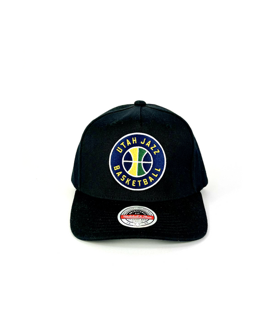Utah Jazz 'Classic Red' Snapback Hat by Mitchell & Ness (Black)