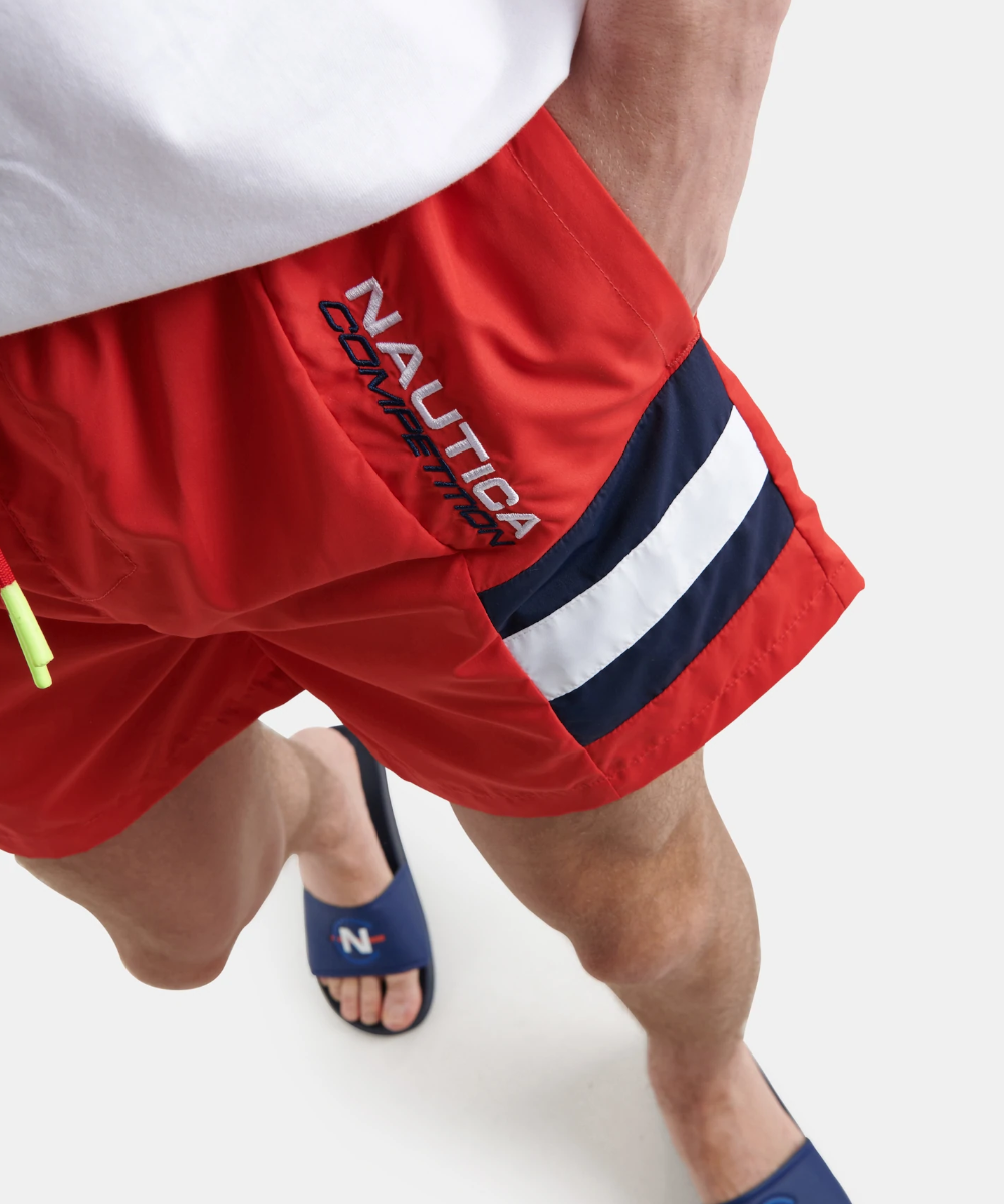 red nautica shorts