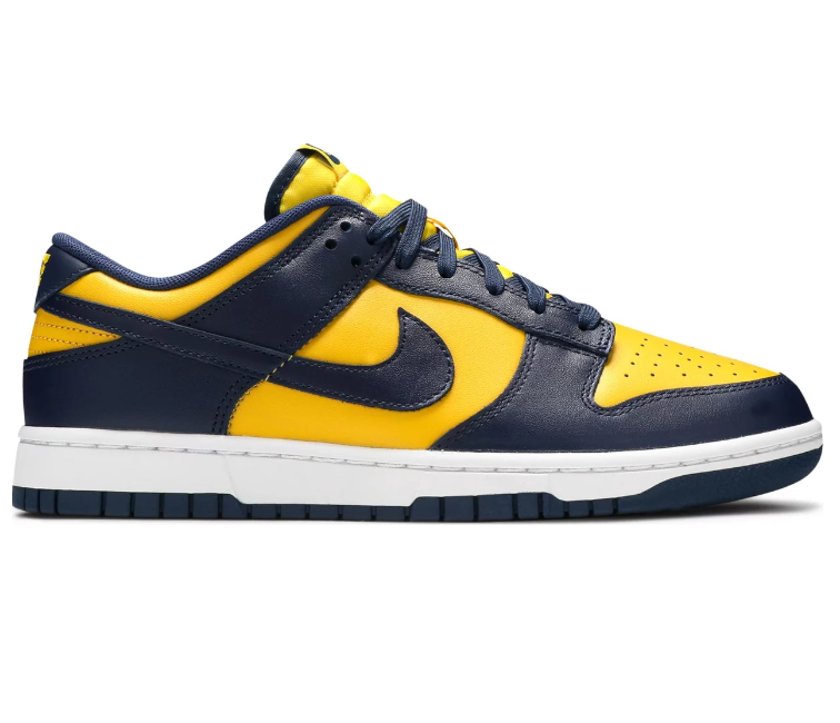 Men's Nike Dunk Low Retro (Michigan) at ShoeGrab