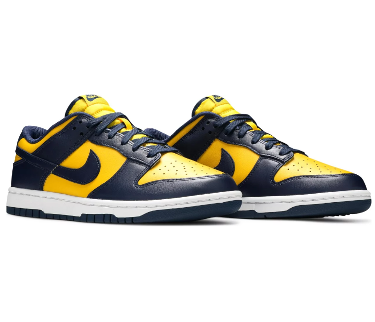 nike mens dunk low michigan