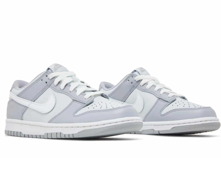 Grey and white nike sales sneakers