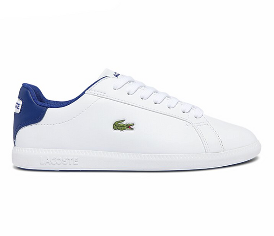 Youth/Junior Lacoste Graduate 0722 SUJ (WHT/BLU)