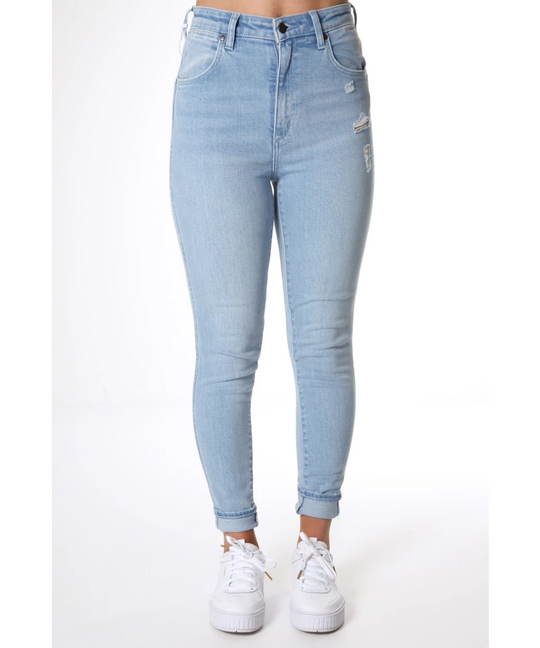 Wrangler Skinny Hi-Pins Jean (Solis Fade)