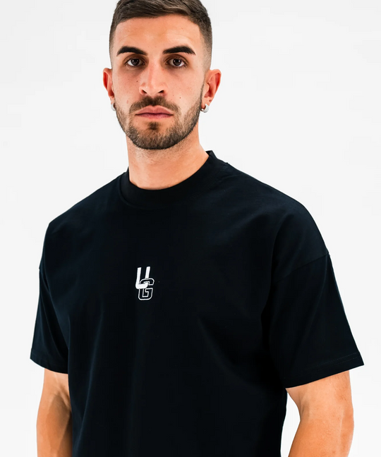 UNDRGROUND Flipped Straight Tee (Black/White)