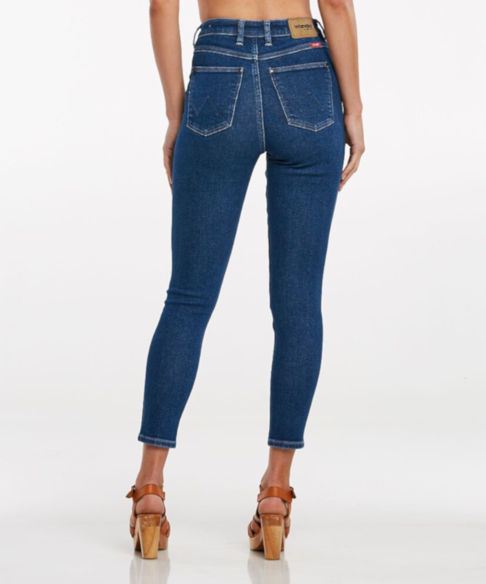 Wrangler hi best sale pins cropped jeans